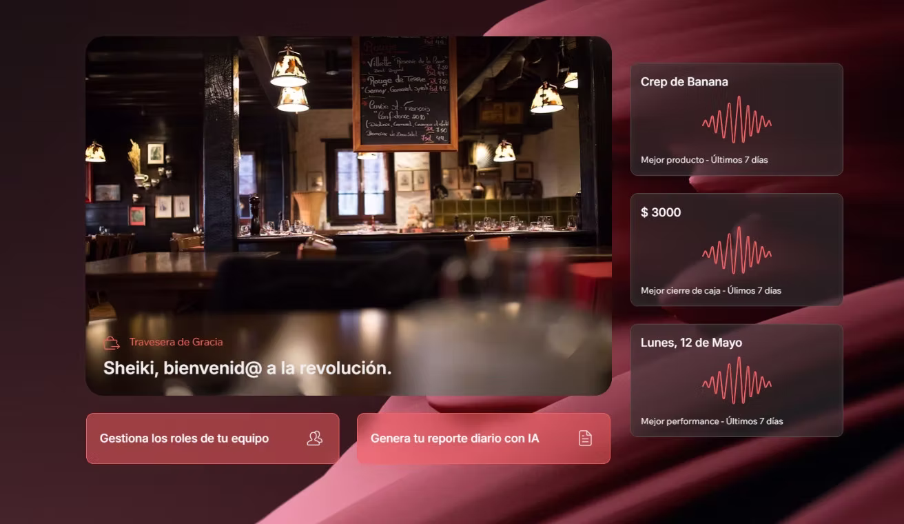 SmartRush dashboard